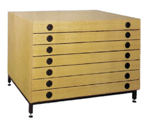 Planschrank mit 7 Schub