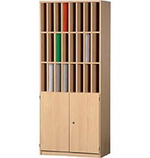 Postfachschrank 24 vertikale Fächer