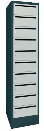 Postverteilschrank, Postverteilschränke, Briefschlitzschränke
