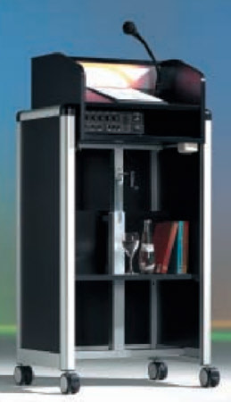 Rednerpult mit Lautsprechersystem