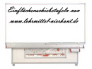 Einflächenschiebetafel Whiteboard
