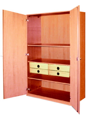Werkraumschrank mit 4 Schubkästen 