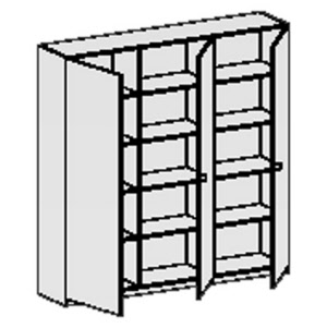 3-Türenschrank