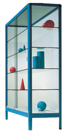 Schrankvitrine Alu