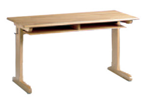 Holzkufentisch 