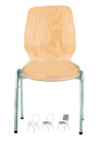 Stapelstuhl, Sitzschalenstuhl Klassiker