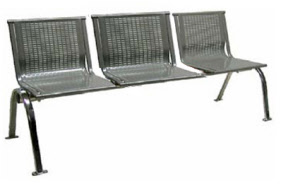 Traversenbank mit 3x Sitz 