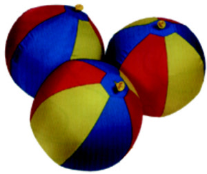 Luftballon in Neonhülle
