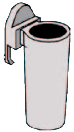 Stift-Aufhängung für Stahlblech-Lochwand 