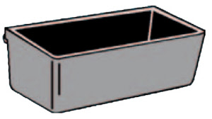 Behälter für Stahlblech-Lochwand 