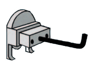 Ringe-Aufhängung für Stahlblech-Lochwand