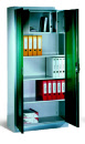 Flügeltürenschrank Stahl mit Schließfach 