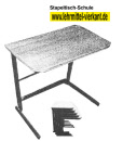 Stapeltisch-Schule, Schülereinzeltisch mit Stapelgestell