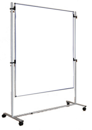 Stellwand Whiteboard mit Rollgestell