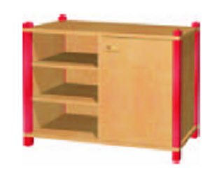 Stollenschrank mit 80 cm Höhe