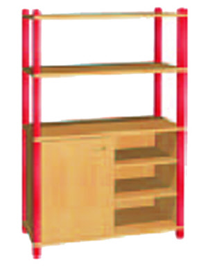 Stollenregal, Raumteilerschrank ideales Kindergartenmöbel