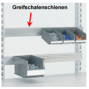 Greifschalenschiene