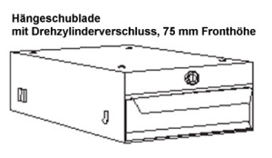 Arbeitsplatztisch Table One Hängeschublade