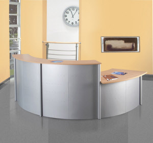 Theke mit Grundtheke, Anbautheke, Anbautisch 