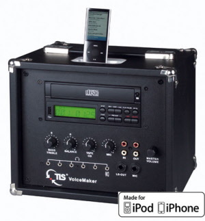 TLS VoiceMaker iPod, iPhone, USB, CD, MP3  mit 6 Kopfhöhreranschlüsse