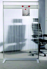 Trennwand Acryl mit Magnetleiste