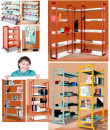 Prospektregale, Bücherregale, Archivregale 