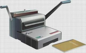 Stanz- und Drahtbindemaschine für Drahtbinderinge