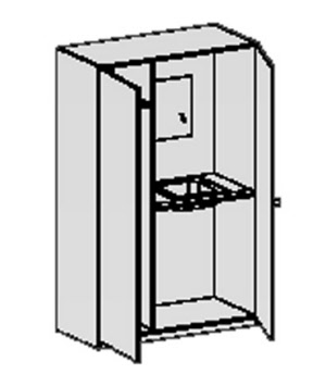 Waschbecken-Garderobe