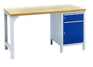 Werkbank mit Schublade und Unterschrank 