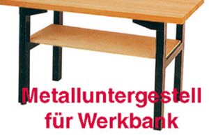 Metalluntergestell für Werktisch