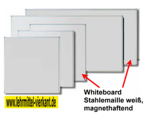 Whiteboard, Wandtafel weiß, magnethaftend, beschreibbar 