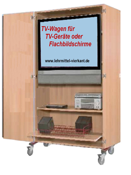 TVWagen, Displaywagen, Fernsehwagen, Bildschirmwagen # Tv Schrank Geschlossen TVWagen, Displaywagen, Fernsehwagen, Bildschirmwagen # Tv Schrank Geschlossen