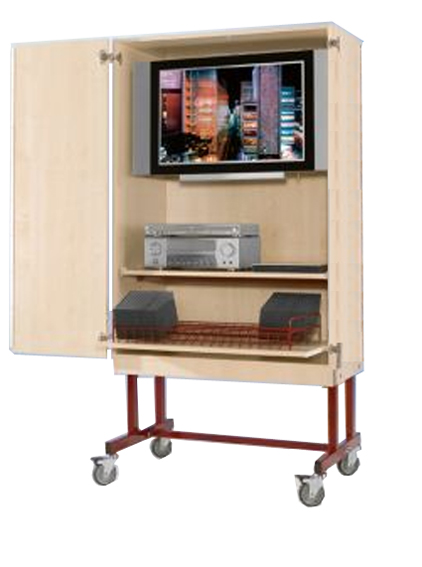 TV-Wagen mit Flachbildschirmhalterung, TV-Schrank