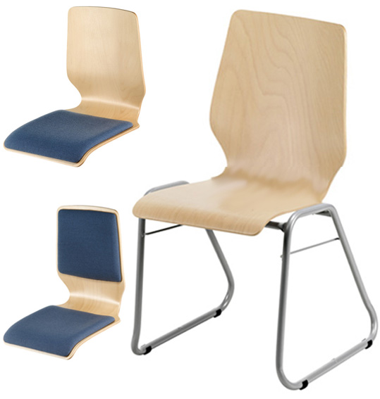 Stapelstuhl Gleitkufe