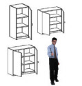 Schrank 190cm mit Drehtüren