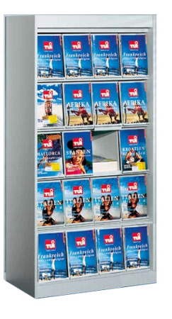 Prospektschrank 20x A4 